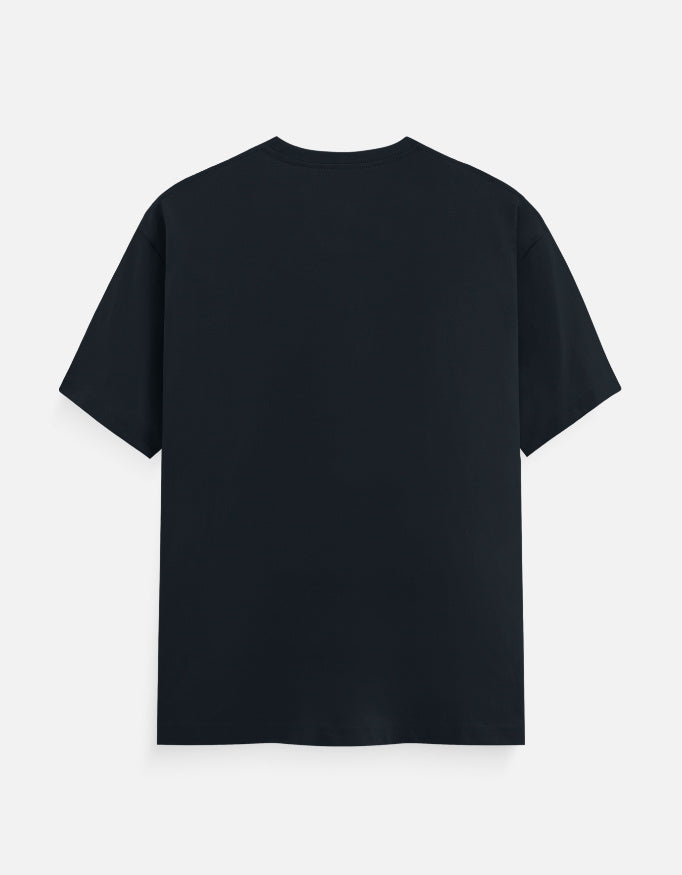 Treat Dealer tee, navy, back